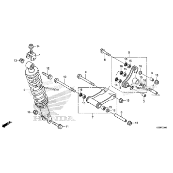 REAR SHOCK ABSORBER