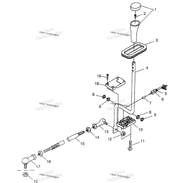 GEAR SELECTOR SCRAMBLER 400