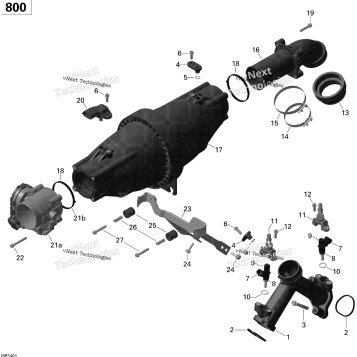 AIR INTAKE MANIFOLD AND THROTTLE BODY
