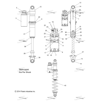 SUSPENSION, SHOCK, IFS ALL OPTIONS (49SNOWSHOCKIFS)