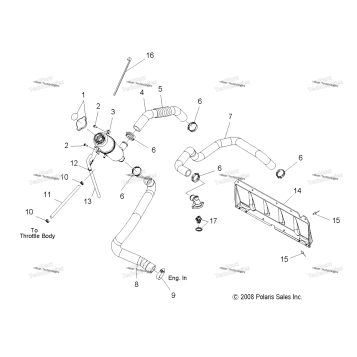 ENGINE, COOLING SYSTEM S09PG8/PH8 ALL OPTIONS (49SNOWCOOLING09ASLT)