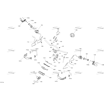 STEERING HANDLEBAR - CLUSTER SUPPORT