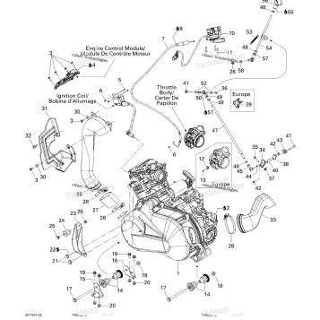 ENGINE AND ENGINE SUPPORT