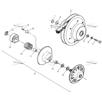 DRIVEN CLUTCH W968540