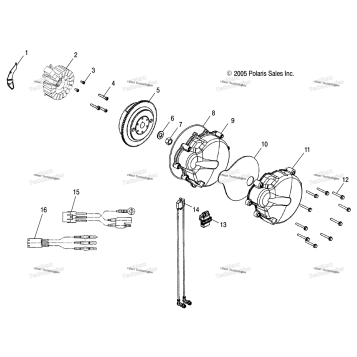 ENGINE, MAGNETO A05MH68AK/AN