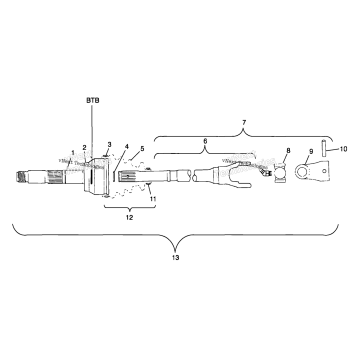 CV JOINT BTB A99CH45IA