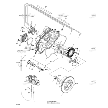 MAGNETO, OIL PUMP