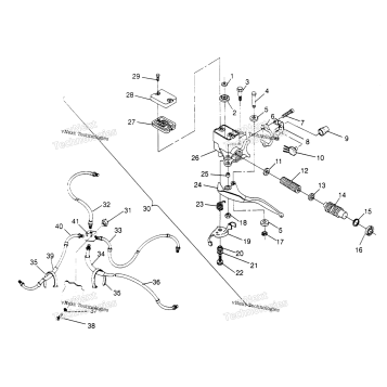 CONTROLS MASTER CYLINDER/BRAKE LINE TRAIL BLAZER