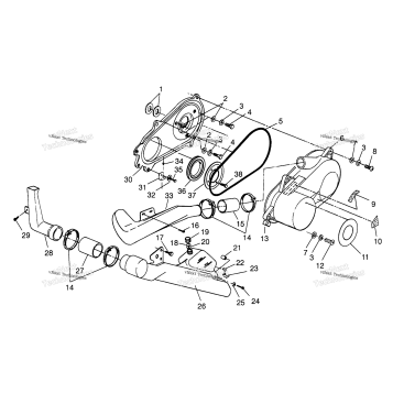 CLUTCH COVER XPLORER 400L