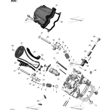 CYLINDER HEAD, FRONT