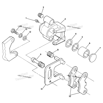 FRONT BRAKE ASSEMBLY
