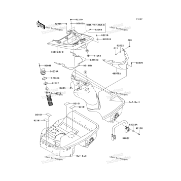 HULL REAR FITTINGS