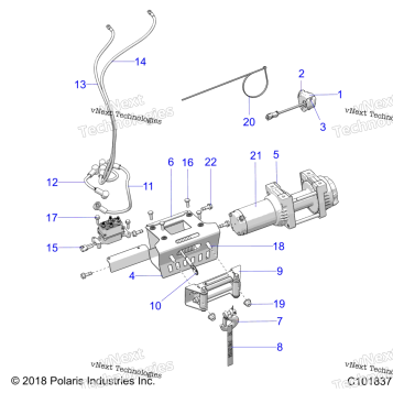 CHASSIS, WINCH A23S6E57FK