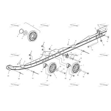 RAIL MOUNTING SUSPENSION