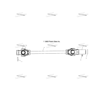 FRONT PROP SHAFT A04CD32FB