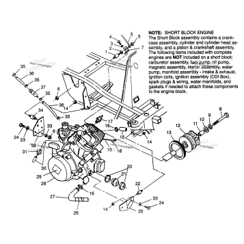 ENGINE MOUNTING 6X6 400L W968740 & 6X6 400L NORWEGIAN