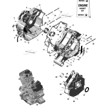 ROTAX - CRANKCASE