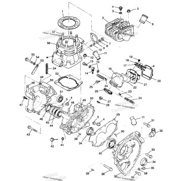 CRANKCASE & CYLINDER