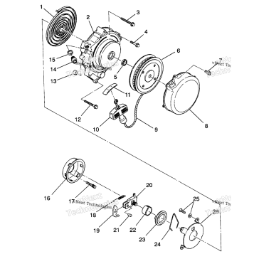 RECOIL STARTER 6X6 350L