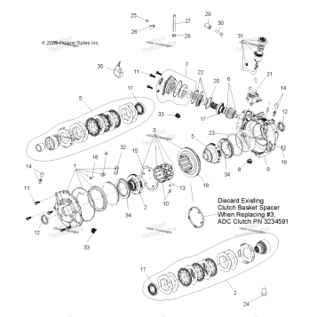 DRIVE TRAIN, FRONT GEARCASE & MOUNTING