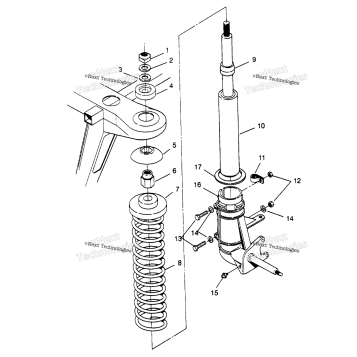 STRUT ASSEMBLY 2X4 300
