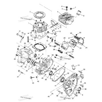 CRANKCASE & CYLINDER XPLORER 4X4