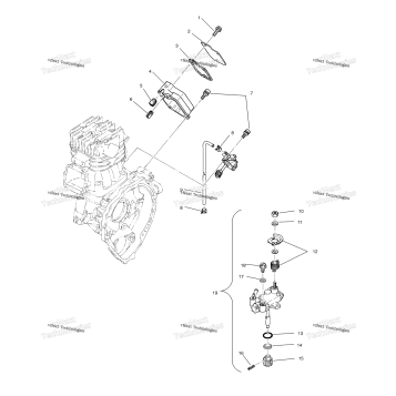 OIL PUMP W968540 (4935863586D003)
