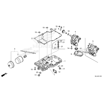 OIL PAN@OIL PUMP