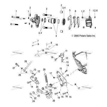 BRAKE, REAR /AB/AC