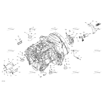 ENGINE - SUPPORT - 600 ACE