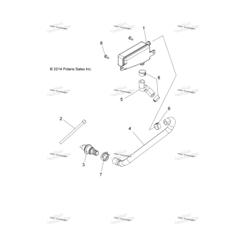 ENGINE, BREATHER HOSE
