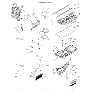 FRONT STORAGE & BUMPER MOUNTING /AC/AG/AH/AL/AT/FB