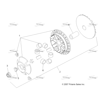 DRIVE TRAIN, PRIMARY CLUTCH