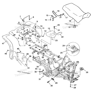 REAR CAB & SEAT