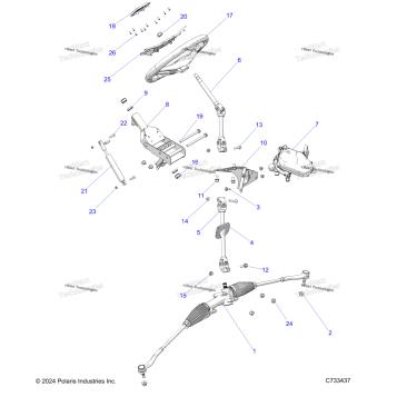 STEERING, STEERING ASM