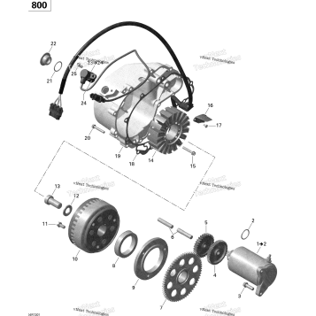 MAGNETO AND ELECTRIC STARTER