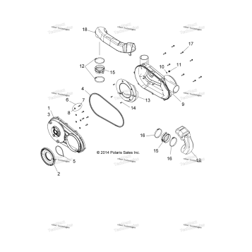 BODY, CLUTCH COVER
