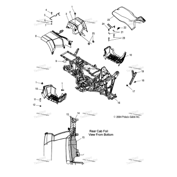 CAB, REAR & SEAT
