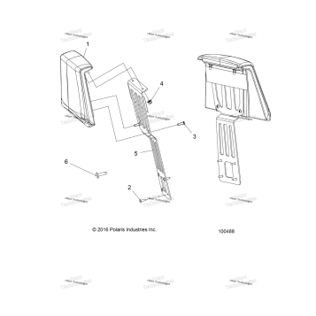 BODY, BOX BACKREST