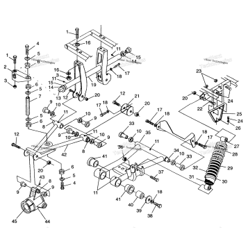REAR SUSPENSION XPLORER 500