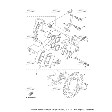 FRONT BRAKE CALIPER