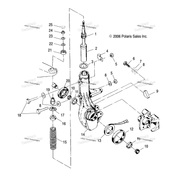 SUSPENSION, STRUT, FRONT