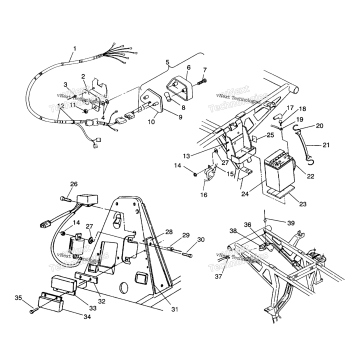 ELECTRICAL/TAILLIGHT ASSEMBLY SPORTSMAN 4X4