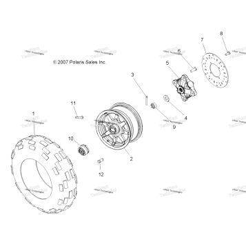 WHEELS, FRONT