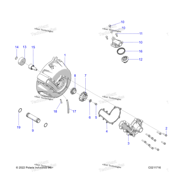 ENGINE, COOLING SYSTEM & WATER PUMP