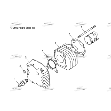 CYLINDER HEAD A02EA09CA/CB/CC