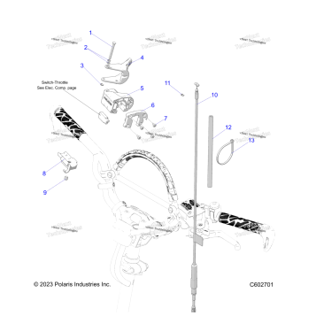ENGINE, THROTTLE CONTROL ASM