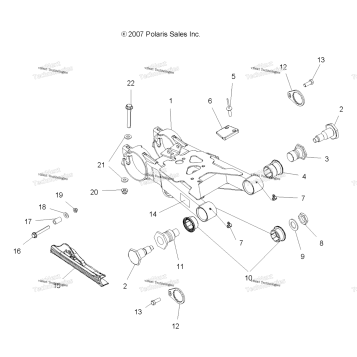 SUSPENSION, SWING ARM