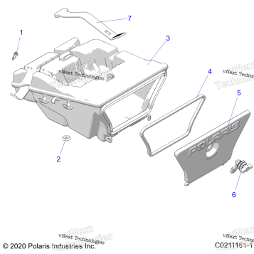 BODY, STORAGE BOX, REAR A20SEG57B1/B4