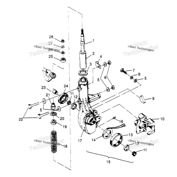 FRONT STRUT ASSEMBLY SPORTSMAN 4X4